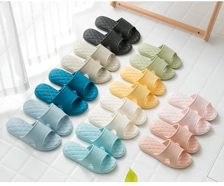 Feeling of stepping on excrement EVA men's and women's bathroom spring and summer home soft bottom household indoor bath sandals and slippers Outdoor