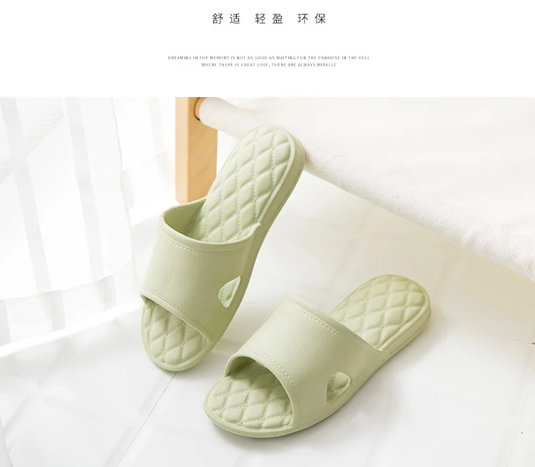 Feeling of stepping on excrement EVA men's and women's bathroom spring and summer home soft bottom household indoor bath sandals and slippers Outdoor