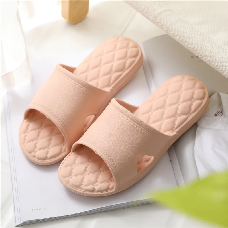 Feeling of stepping on excrement EVA men's and women's bathroom spring and summer home soft bottom household indoor bath sandals and slippers Outdoor