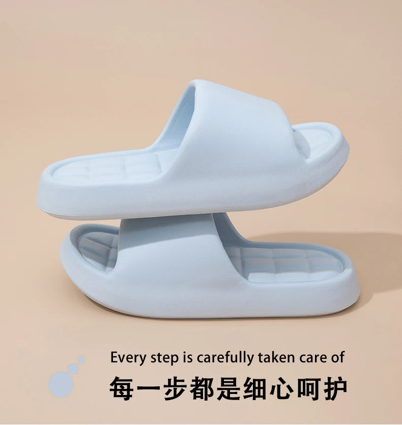 Stepping on excrement feeling sandals and slippers women's summer new home non-slip bathroom home men's eva cool tray factory wholesale cross-border
