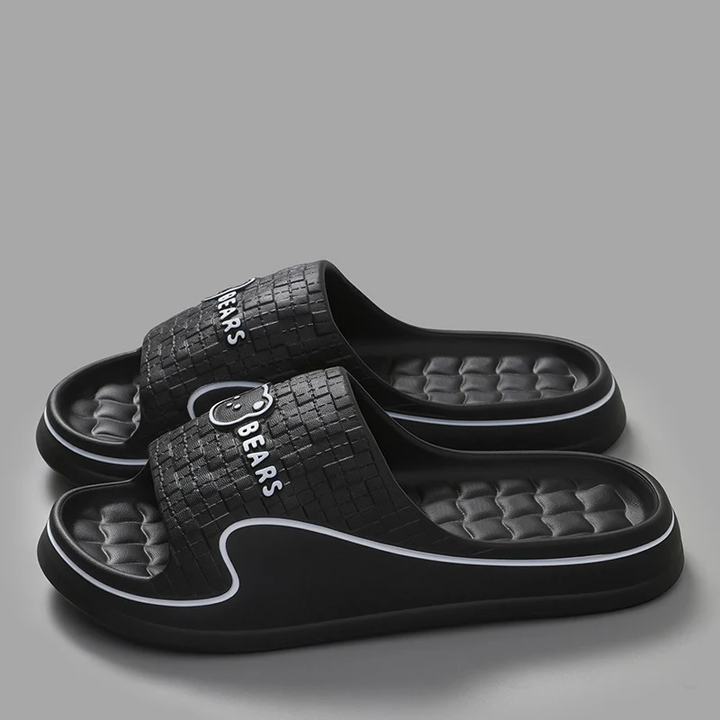 Stepping on excrement feeling sandals and slippers women's summer new home non-slip bathroom home men's eva cool tray factory wholesale cross-border