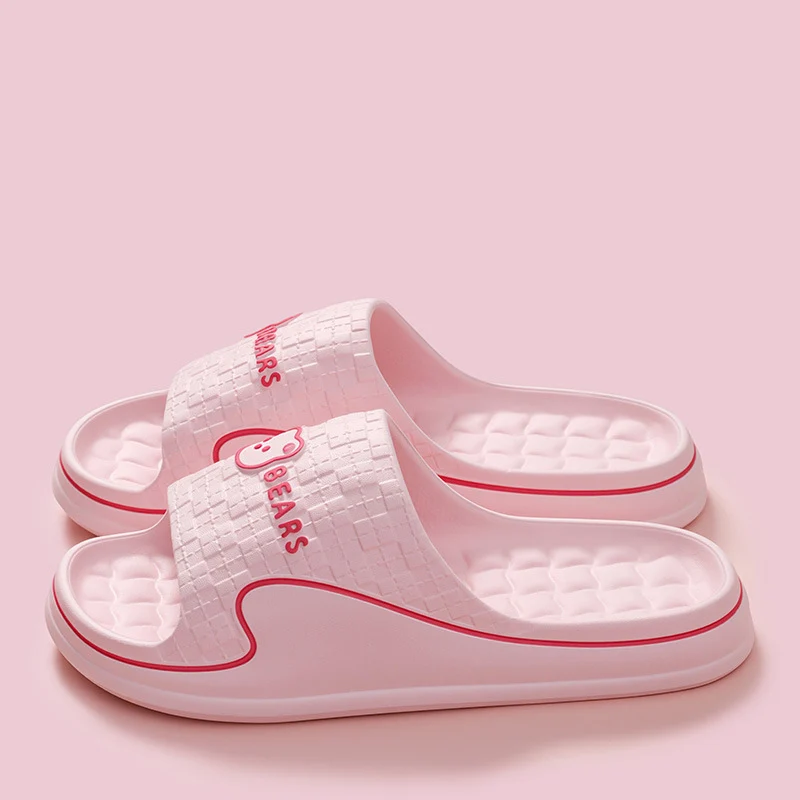 Stepping on excrement feeling sandals and slippers women's summer new home non-slip bathroom home men's eva cool tray factory wholesale cross-border