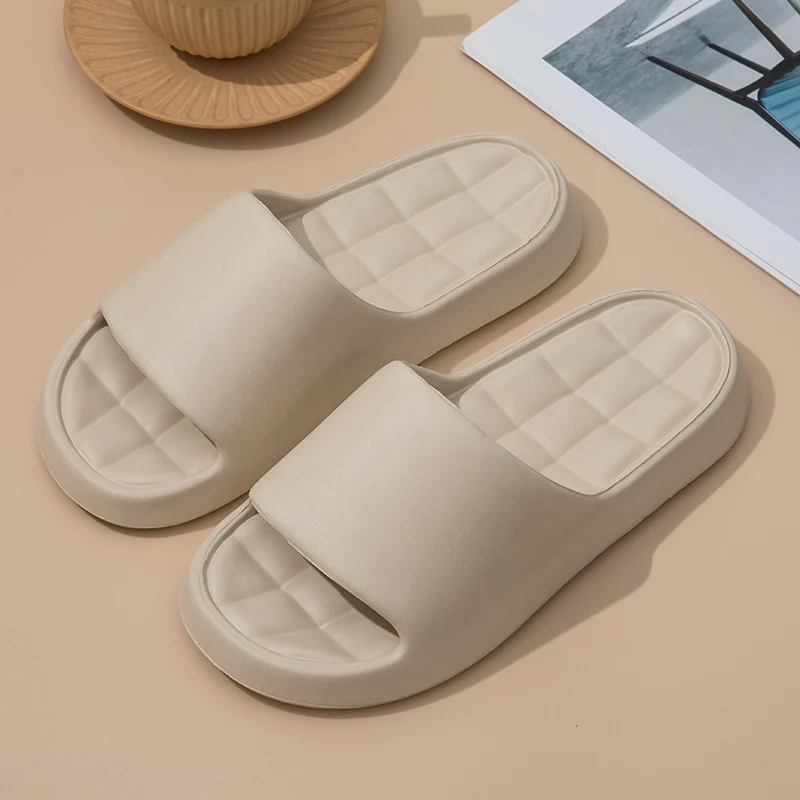 Stepping on excrement feeling sandals and slippers women's summer new home non-slip bathroom home men's eva cool tray factory wholesale cross-border