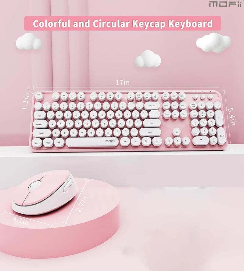 MOFII Skyscraper Hand 2.4G Wireless Keyboard Mouse Laptop Office Wireless Keyboard Mouse suit