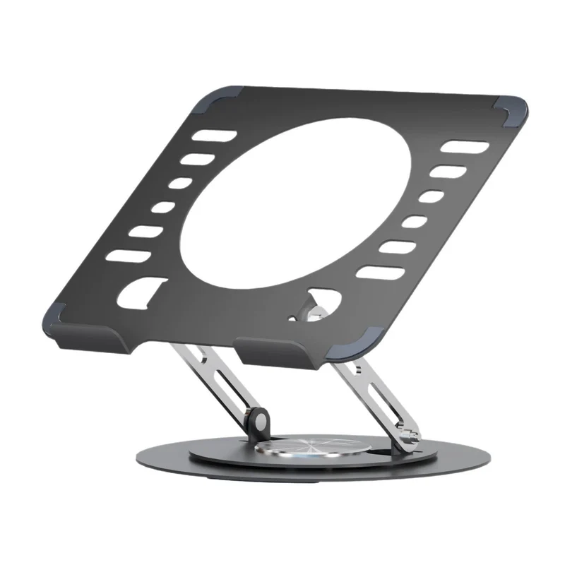 Laptop Stand 360-degree Rotating Adjustable Lifting Bracket Portable Storage Office Tablet Support