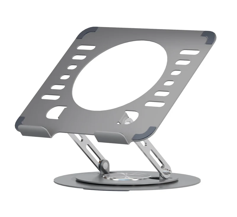 Laptop Stand 360-degree Rotating Adjustable Lifting Bracket Portable Storage Office Tablet Support