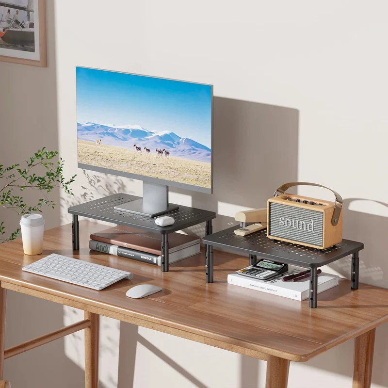 Spot Computer Display Heightening Base Height Adjustable Tool-Free Installation Monitor Heightening Stand