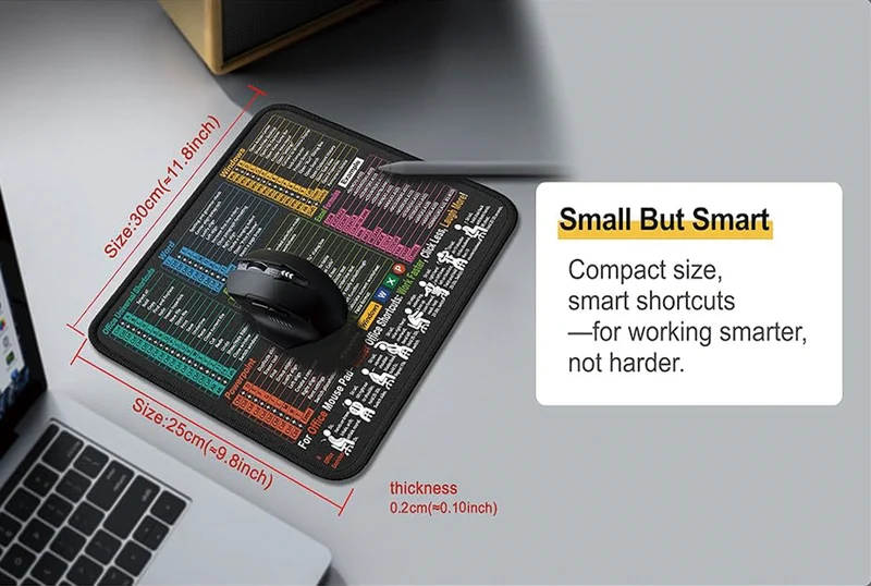 Excel English Shortcut Keys Cross-Border Mouse Pad Customized Ip Office Large Computer Notebook Special Small Table Pad