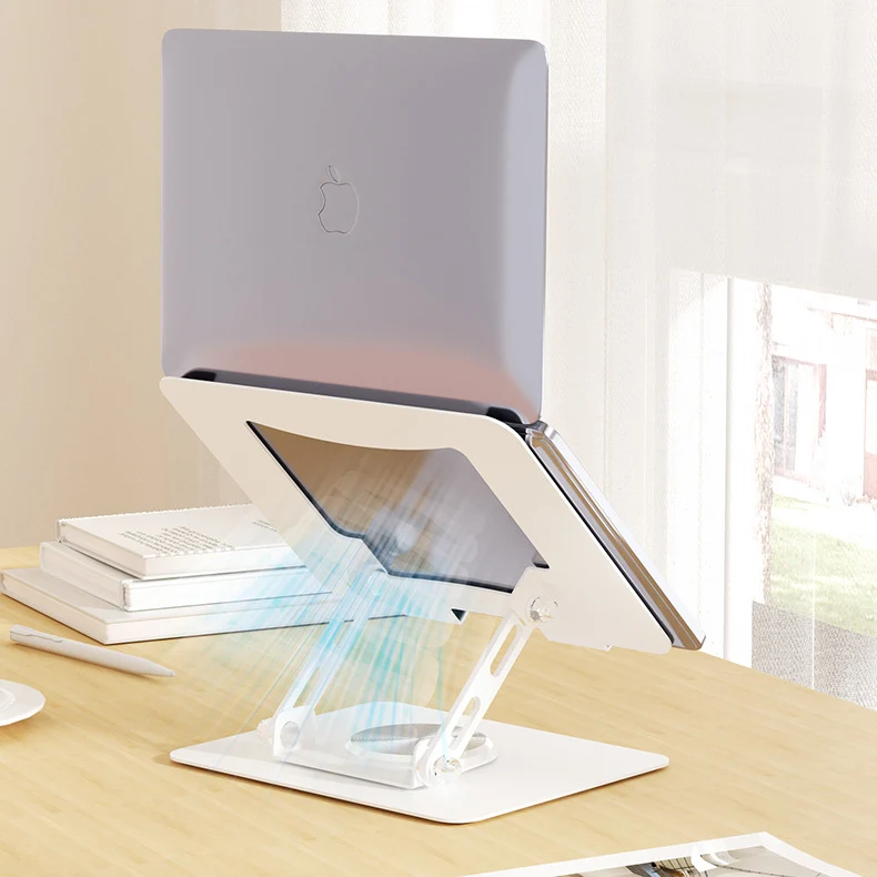 360-degree rotating folding computer notebook stand desktop lifting portable heat dissipation base notebook metal stand