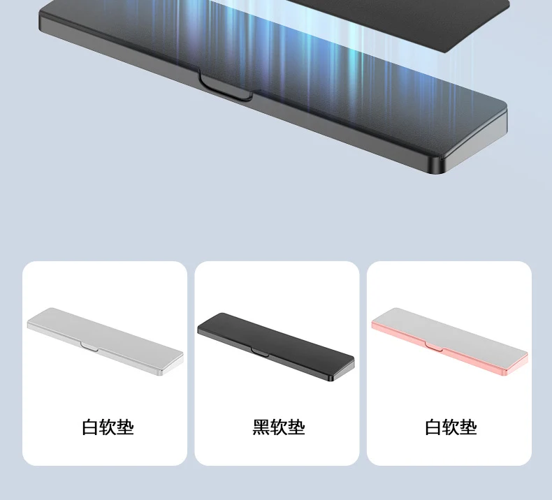 Mechanical Keyboard Hand-held Mouse Wrist Pad Desktop Palm-held Storage Box Female Office Typing Wrist Pad 87 Key Code Word