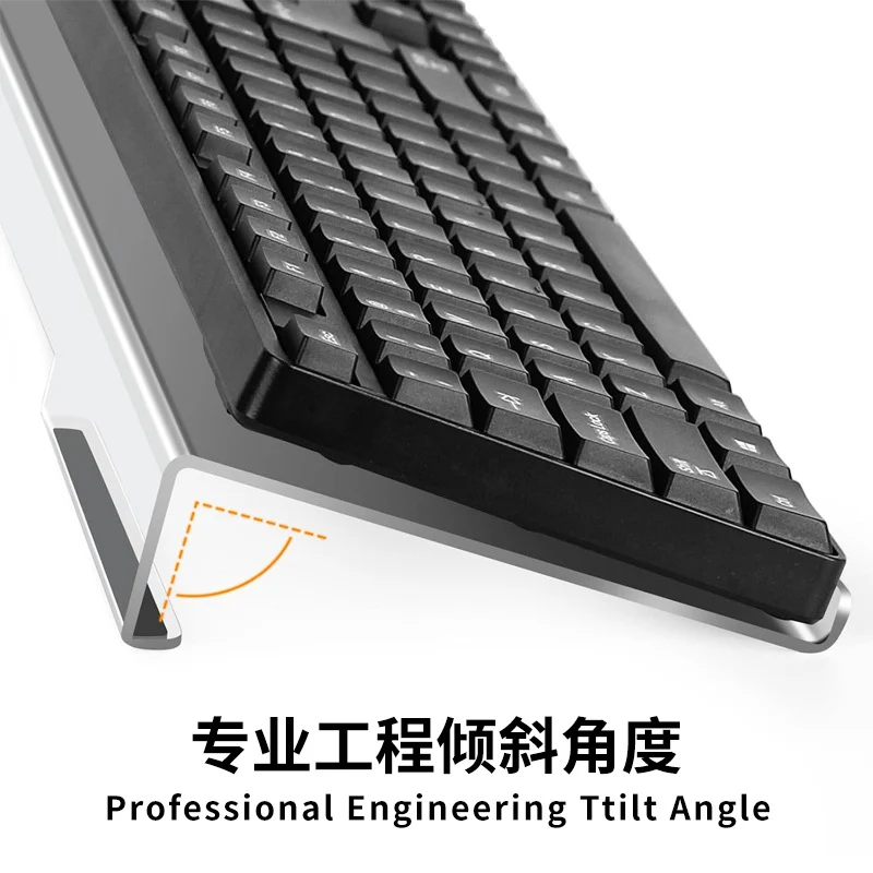Ergonomic Keyboard Stand Increased Z-Shaped Keyboard Stand Desktop Stand Tilted Transparent Acrylic Keyboard Tray Bracket