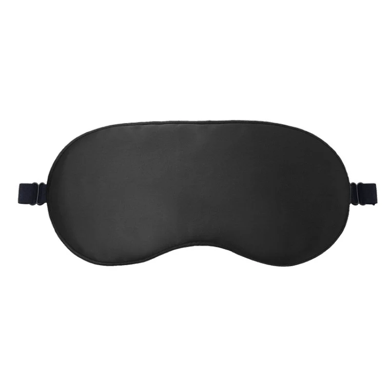 Double-Sided Imitation Silk Eye Mask, Light-Blocking Sleep Eye Mask, Logo Printing Wholesale, Men's and Women's Travel Cooling Ice Silk Eye Protection