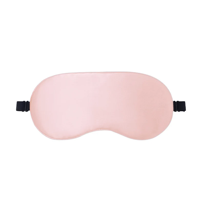 Double-Sided Imitation Silk Eye Mask, Light-Blocking Sleep Eye Mask, Logo Printing Wholesale, Men's and Women's Travel Cooling Ice Silk Eye Protection