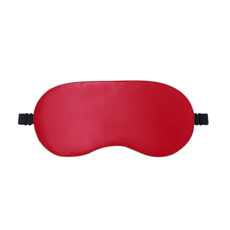 Double-Sided Imitation Silk Eye Mask, Light-Blocking Sleep Eye Mask, Logo Printing Wholesale, Men's and Women's Travel Cooling Ice Silk Eye Protection
