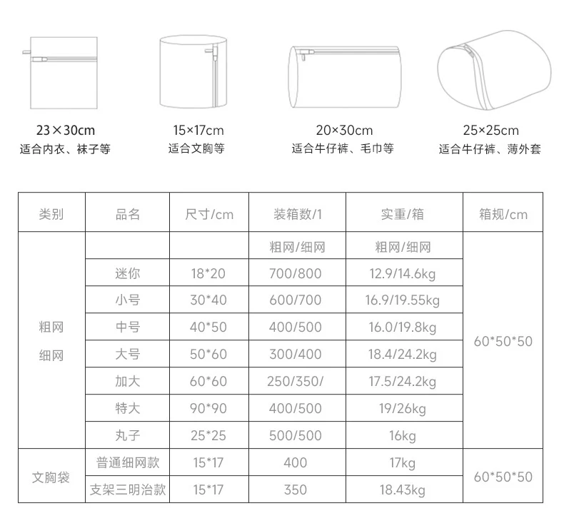 Factory gray laundry bag thick and thin mesh bag thickened bra washing bag washing machine special washing bag suit wholesale