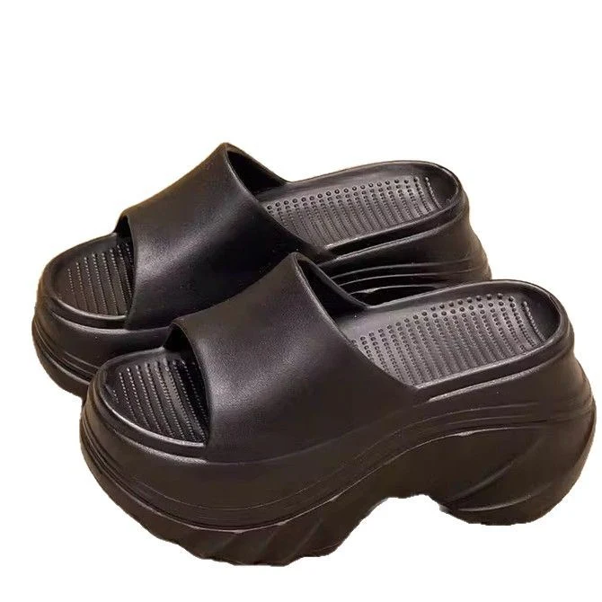 9CM height-increasing thick-soled slippers women's summer sandals EVA high-end non-slip non-smelly feet home wear wholesale