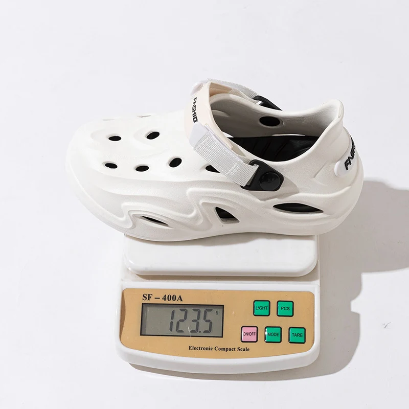 2025 Croc Shoes Men's Summer New Outerwear Non-Slip Soft Sole Baotou Men's Shoes Sports Coconut Sandals