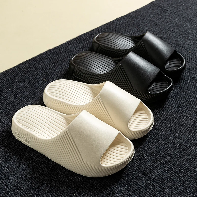 Men's Air-Cushion Sandals, Slippers, Non-Slip Slippers for Bathing, Couple Indoor Home Slippers, Women's Bathroom Slippers, Cross-Border Summer Home Use