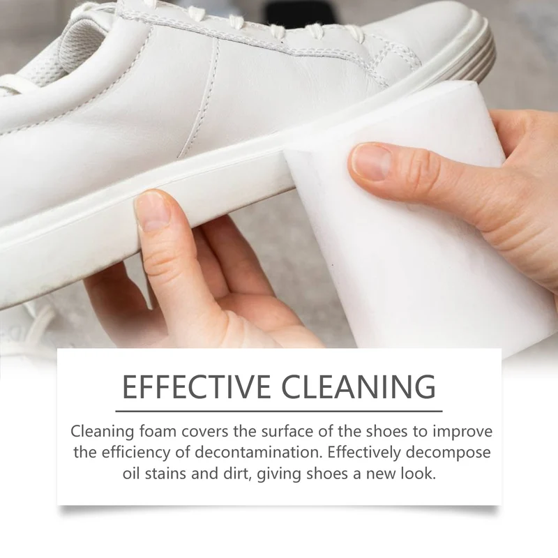 Jakehoe Shoe Stain Removal Cleaning Set White Shoe Sneakers Stain Removal Yellow Edge Portable Cleaning Agent