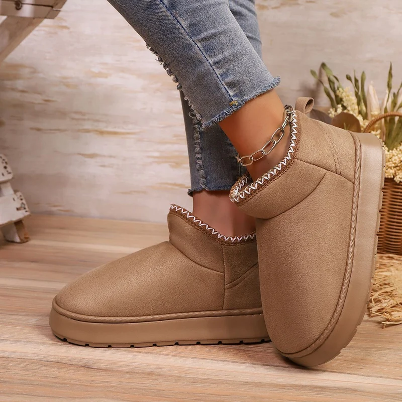 Women's Cotton Shoes, Warm and Velvet, Non-Slip Eva Thick Sole Outer Wear, Home Wear, Men's Cross-Border Popular Women's Manufacturers