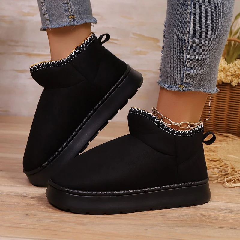 Women's Cotton Shoes, Warm and Velvet, Non-Slip Eva Thick Sole Outer Wear, Home Wear, Men's Cross-Border Popular Women's Manufacturers