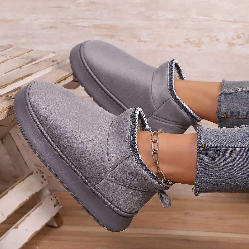Women's Cotton Shoes, Warm and Velvet, Non-Slip Eva Thick Sole Outer Wear, Home Wear, Men's Cross-Border Popular Women's Manufacturers