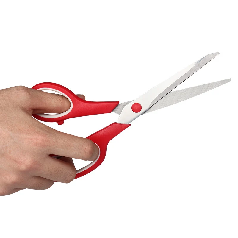 Factory Direct Sales Stainless Steel Office Scissors Student Stationery Scissors Manufacturer Office and Home Use