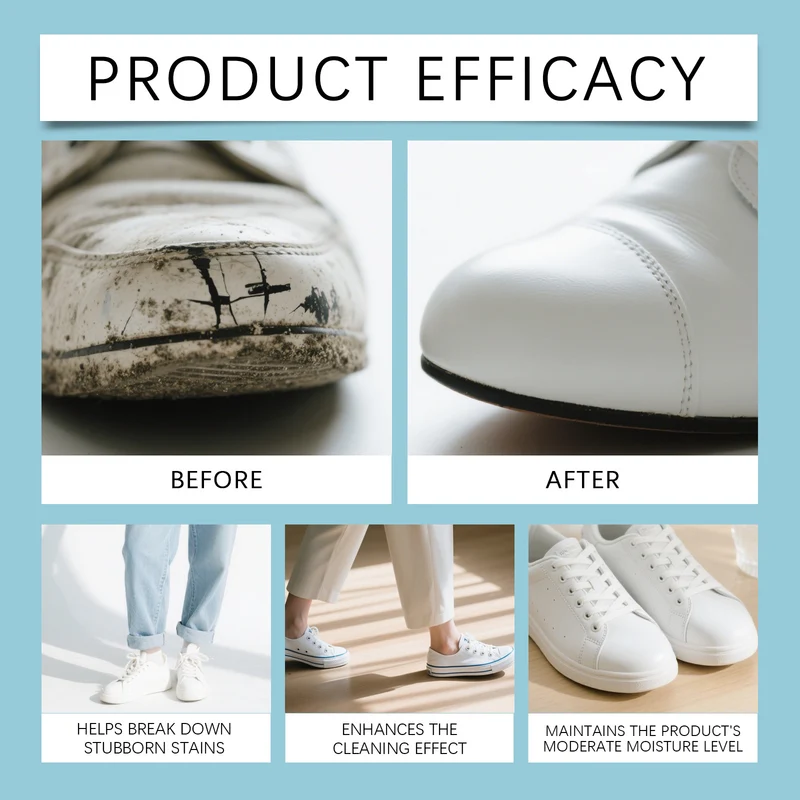 Jakehoe White Shoe Mousse Care Agent - Care for Yellowing Marks on White Shoes, Protects Color and Does Not Damage the Shoe Surface