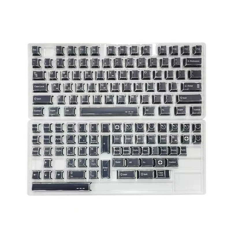 Gundam Comic Hundred Mixed Lamp Key Cap Original Height 136 Key Full Set Classic Simple Mechanical Keyboard Key Cap Key Meow