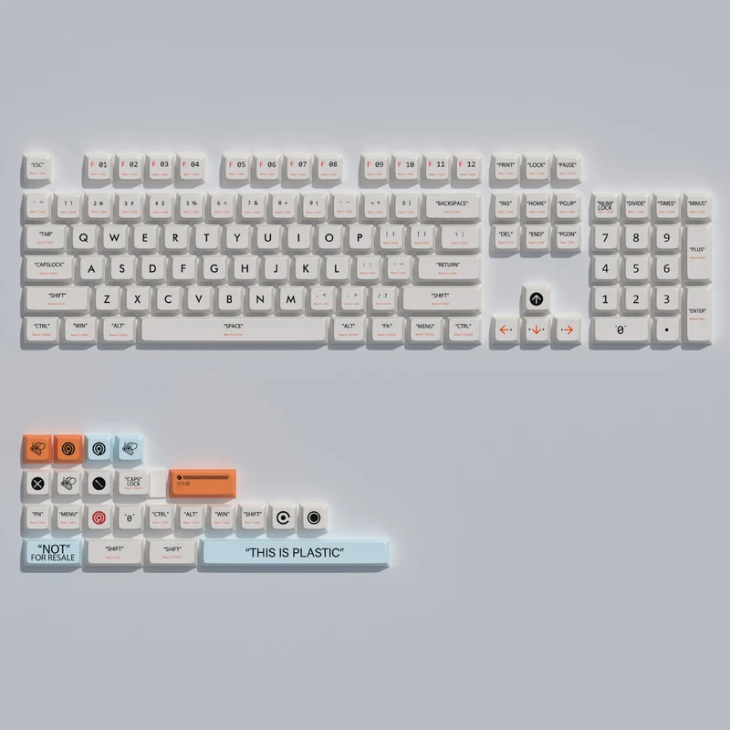 XDA Height Pacha Dog Theme Pattern Yellow Green Keycap Thermal Sublimation Mechanical Keyboard Cap Small Full Set PBT Keycap