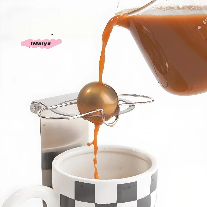 Stainless Steel Espresso Chilling Ball - Quick Cooling Ball for Espresso Machines Essential Accessory for Baristas Coffee Lovers
