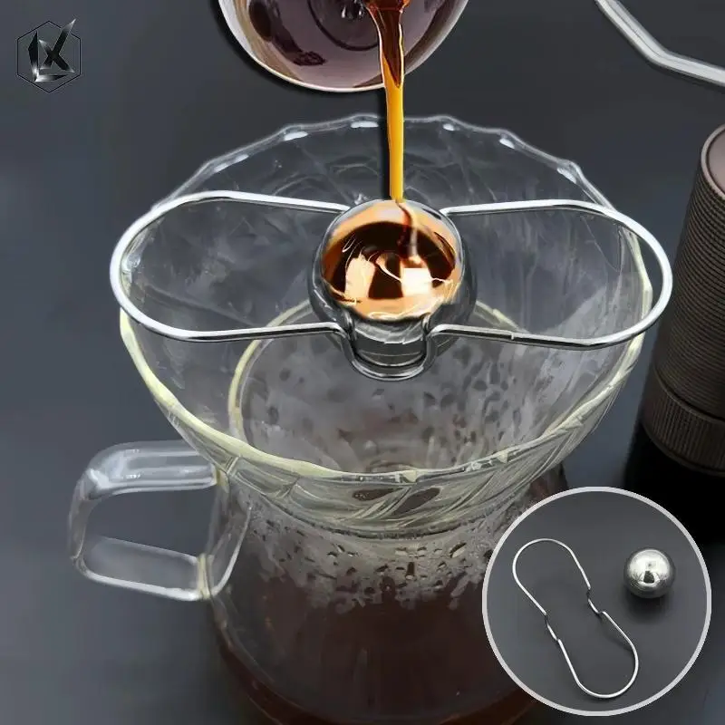 Stainless Steel Espresso Chilling Ball - Quick Cooling Ball for Espresso Machines Essential Accessory for Baristas Coffee Lovers