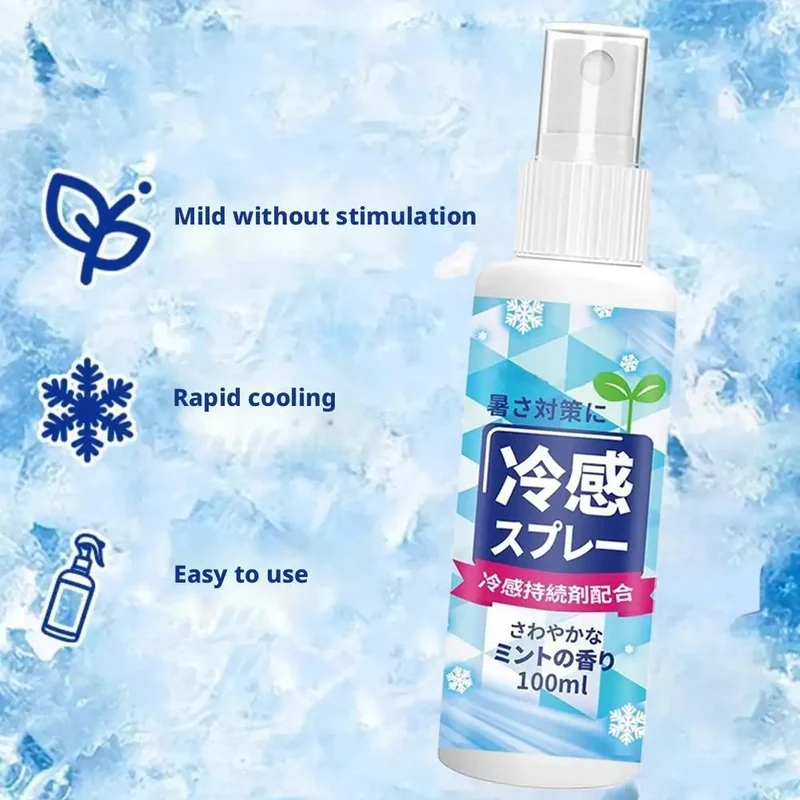Cooling Spray Outdoor Sun Protection And Cooling Spray,Cooling Spray Students Summer An Excellent Anti-Heat And Cooling Solution