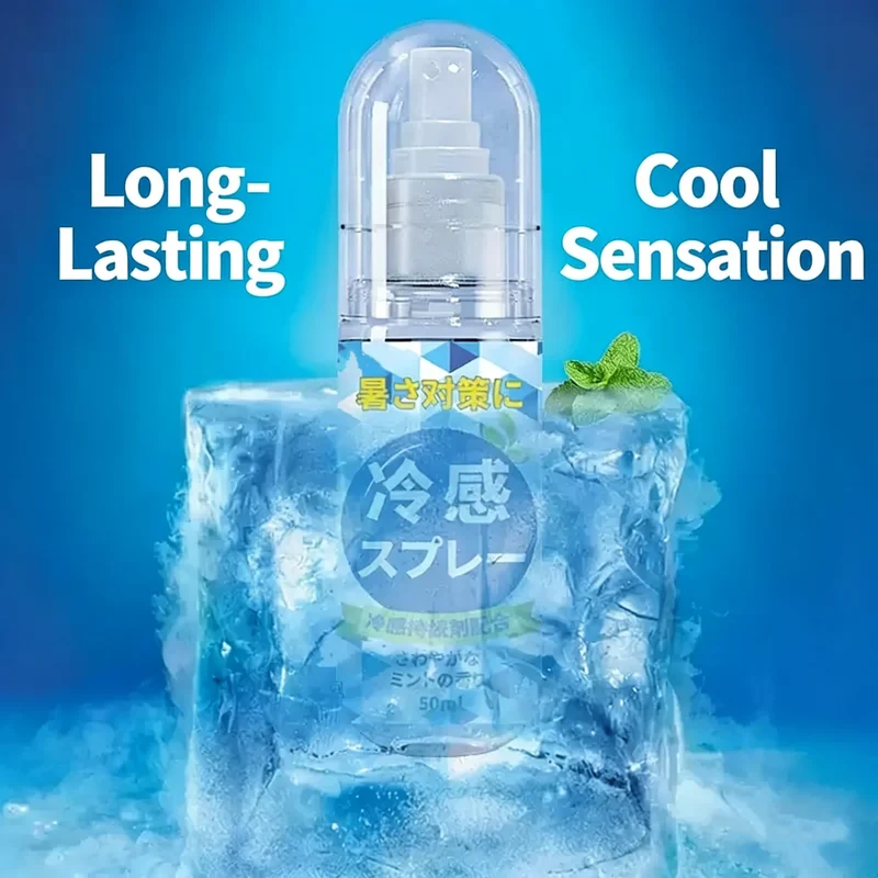 Instant Cooling Spray for Clothes Sun Protection Anti-Heat Cooling Spray Summer Outdoor Travel Daily Cooling Essentials
