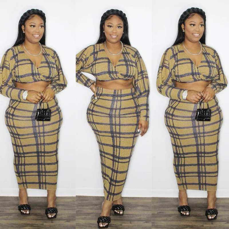 UK2295 European and American Sexy V-neck Chest Wrap Hip Skirt Two-piece Night Dress
