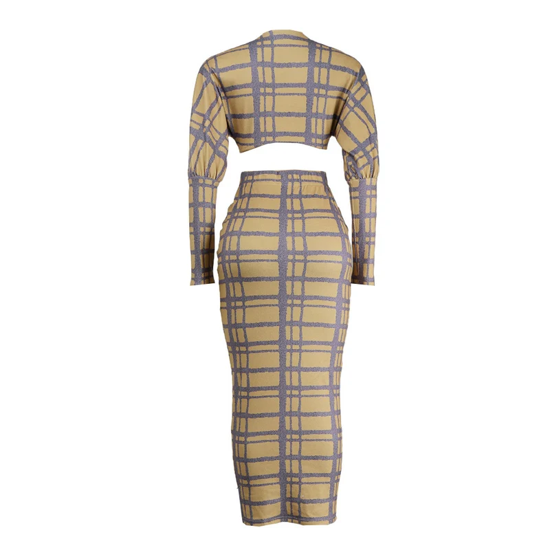 UK2295 European and American Sexy V-neck Chest Wrap Hip Skirt Two-piece Night Dress