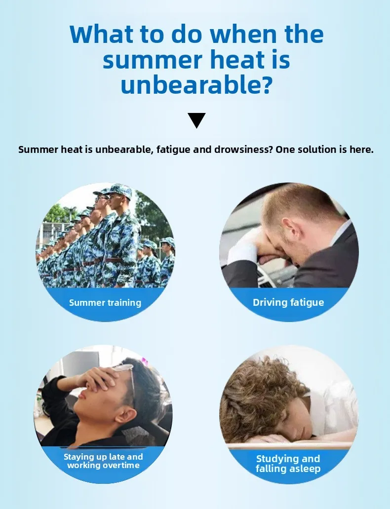 Cooling Gel Patches Summer Essential Refreshing Ice Pack Student Brain Boosting Cooling Patch Mobile Phone Cooling down