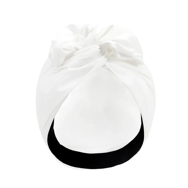 Woman Muslim Headscarf Cap Cotton Headband African Head Wraps Elegant Retro Turban for Ladies Beanies Caps Muslim Headpiece