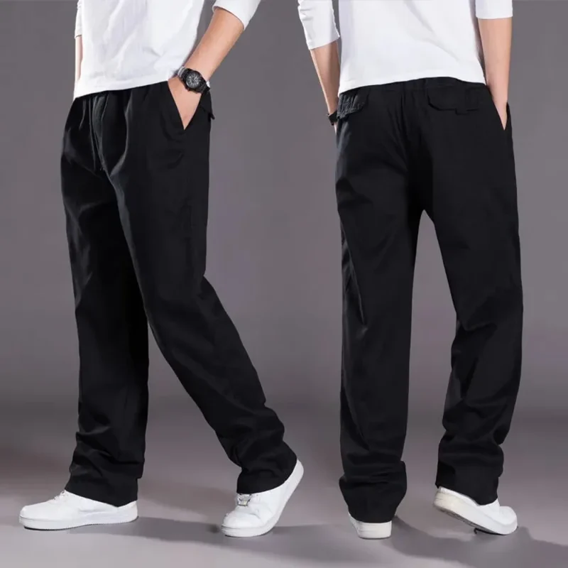 2026 Men's Cargo Pants Summer Spring Cotton Work Wear New In Large Size 6XL Casual Climbing Joggers Sweatpants Hombre