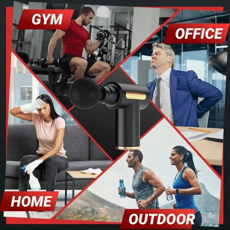 Muscle Relaxation Mini Massage Gun, Suitable For Full-Body And Arm And Back Massage. Mini And Compact, Portable, Type-C Charging, Handheld Electric Muscle Massager To Relax Muscles After Exercise And Fitness