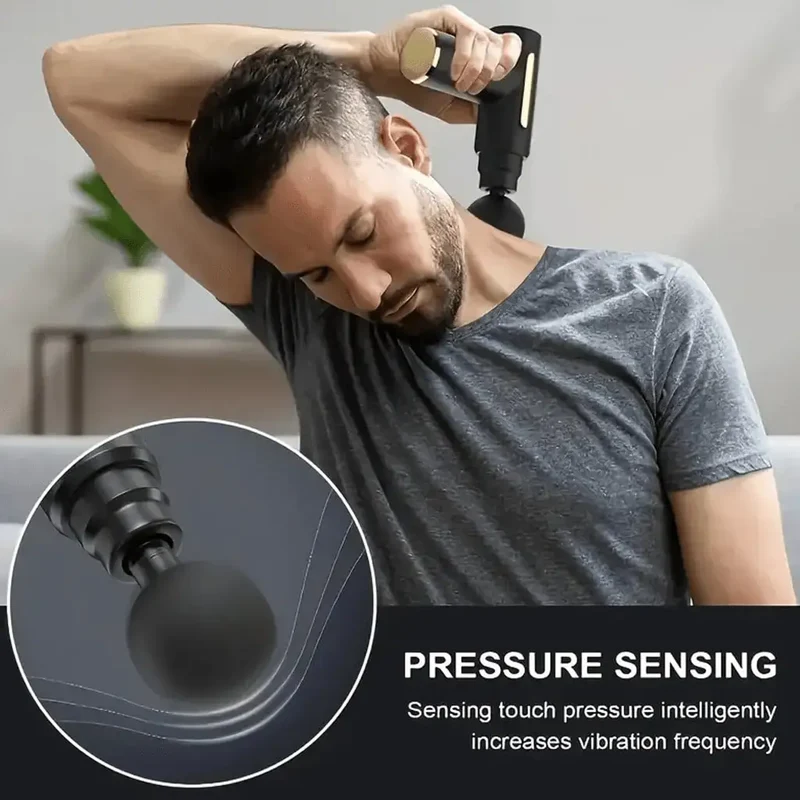 Muscle Relaxation Mini Massage Gun, Suitable For Full-Body And Arm And Back Massage. Mini And Compact, Portable, Type-C Charging, Handheld Electric Muscle Massager To Relax Muscles After Exercise And Fitness