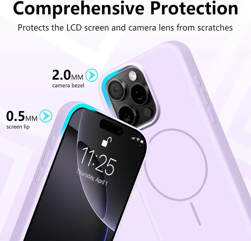 Magnetic Phone Case For iPhone 15 14 16 Plus 11 12 13 16 Pro Max Silicone Official Lanyard Magsafe Strap Protector Soft Cover