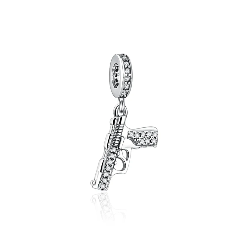 2025 Hot Sale Pink zircon aircraft passport cross Charm Beads Fit 925 Sterling Silver Original women Bracelet DIY Jewelry Gift