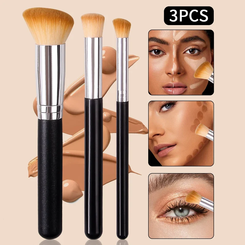 Foundation Concealer Brush, Premium Contour Blusher Brushes, Flawless Under Eye Dense Face Makeup Brush For Blending