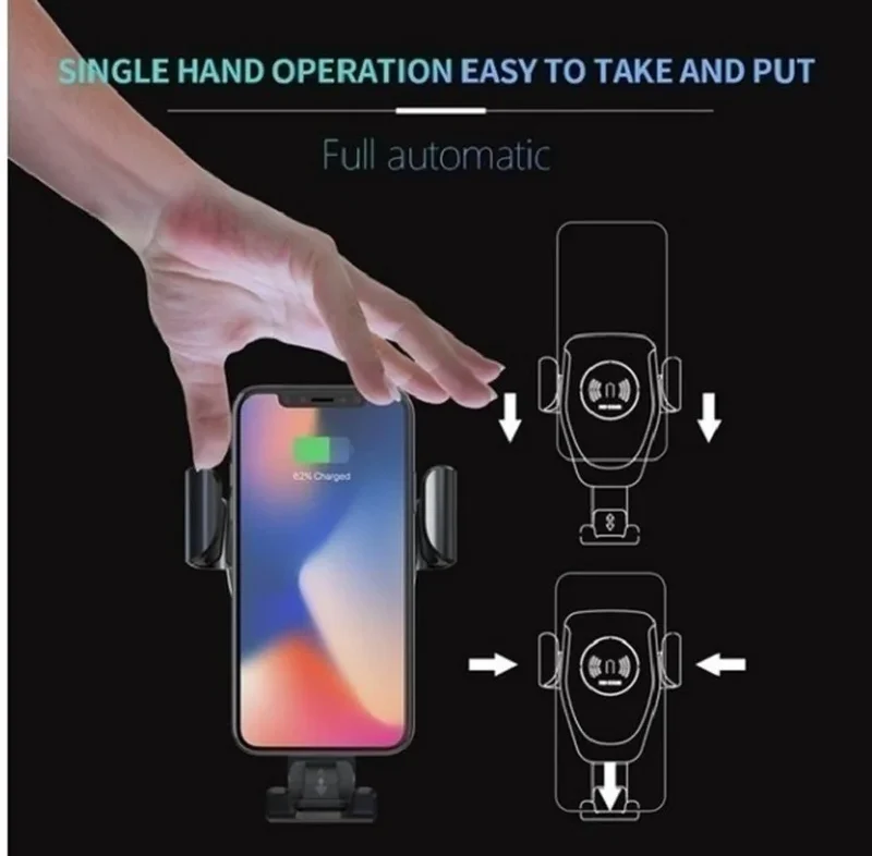 C5 Car Holder For Phone Multi-function Mobile Phone Holder Gravity Bracket Sun Visor Mirror Dashboard GPS Smartphone For iPhone