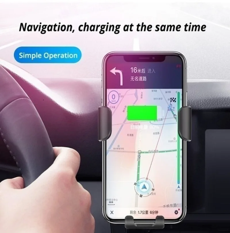 C5 Car Holder For Phone Multi-function Mobile Phone Holder Gravity Bracket Sun Visor Mirror Dashboard GPS Smartphone For iPhone