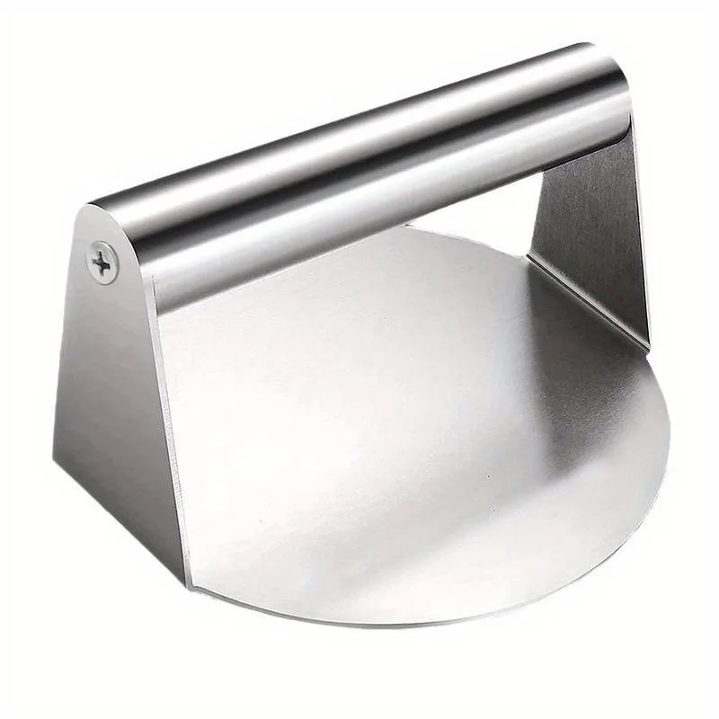 Stainless Steel Smash Burger Press Hamburger Patties Meat Masher Circular Meat Press Mold for Deli Meats Kitchen Accessories