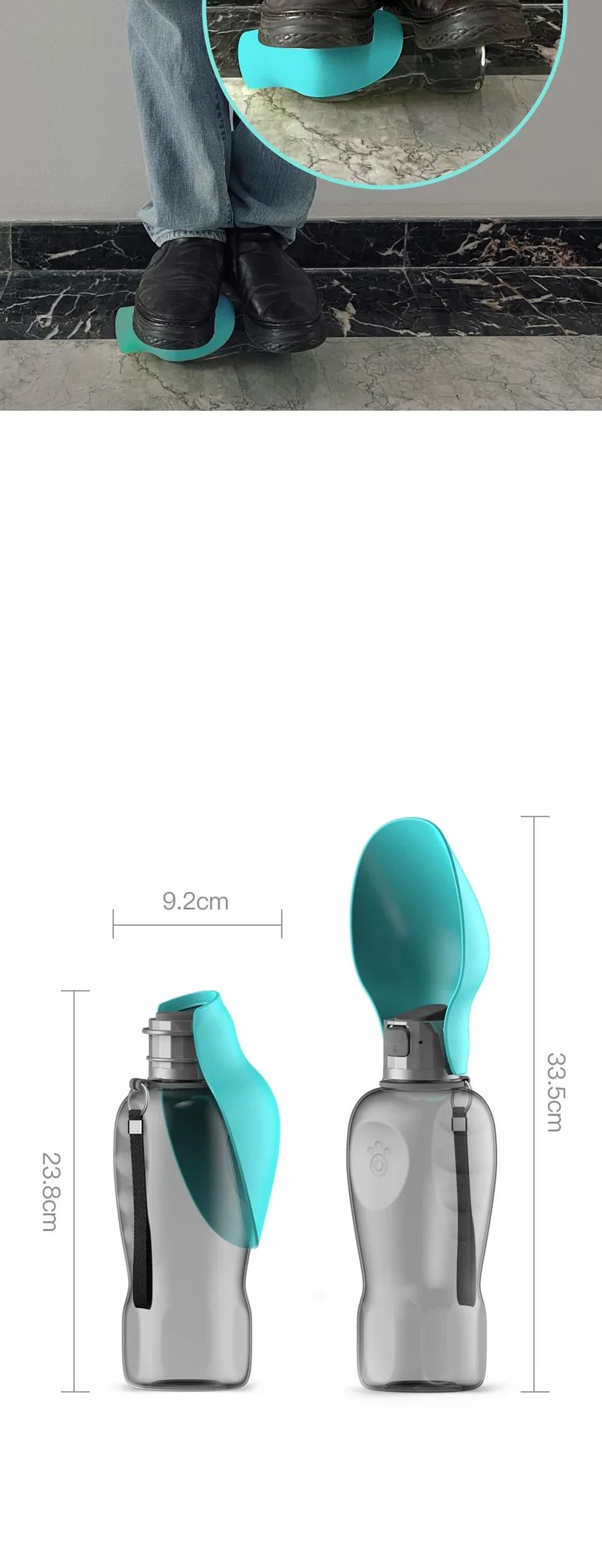 Big Dog Water Bottle Travel Portable Water Dispenser For Small Medium Large Dogs Pet Drinking Bowls Labrador Feeder Supplies