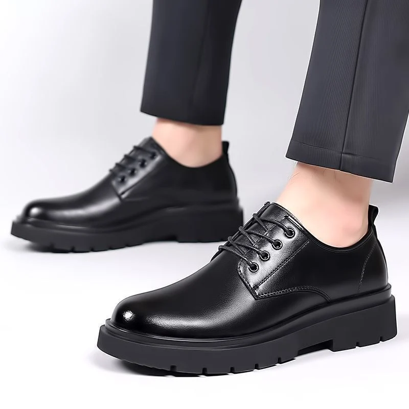 [100% full cowhide] special clearance processing leather shoes men's shoes genuine leather soft bottom non-slip business casual shoes