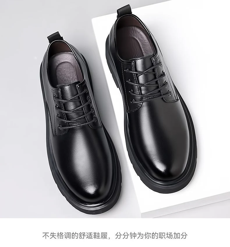 [100% full cowhide] special clearance processing leather shoes men's shoes genuine leather soft bottom non-slip business casual shoes